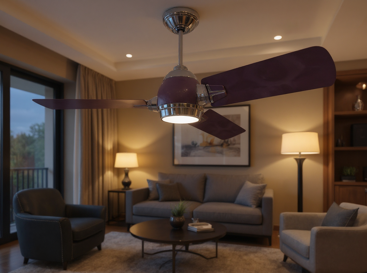 Dual Color Ceiling Fan