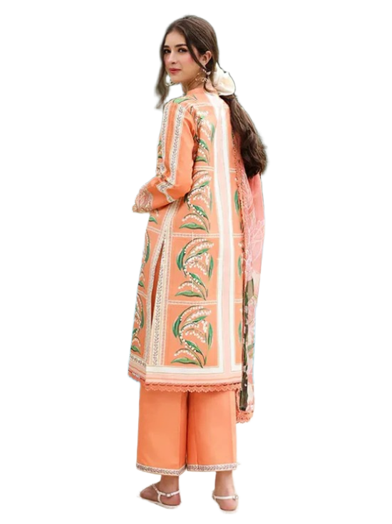 Rang Rasiya Lifestyle Utopia Magenta Lawn Embroidered Summer Suits / Df0033 view 4