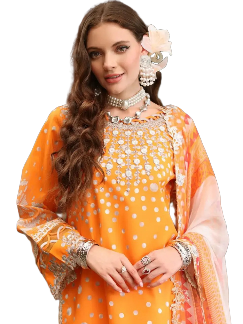 CHARIZMA ANIIQ EMBROIDERED LAWN AN5-14 / SD00185 view 2