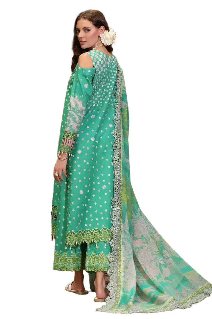 Charizma - Aniiq Embroidered Printed Lawn Collection - AN5 - 13 / SD00185 view 3