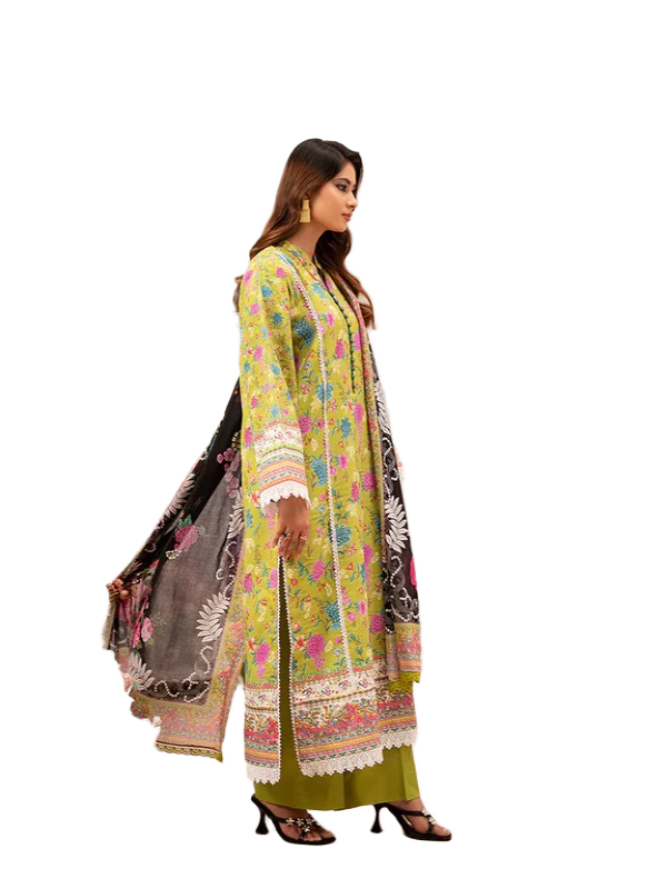 RAHA BY RAJBARI LAWN UN-STITCHED 3PC /DF0026/ D-06 view 2