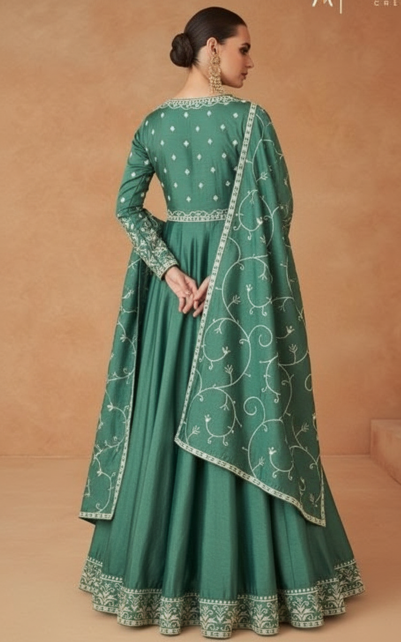 Gulkand Mastani Premium Silk Designer Gown Collection / 9803 / HC001091 view 2