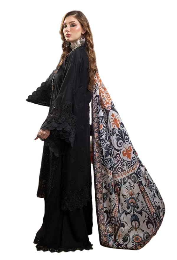 Adans Libas Ayesha Zia 24/Silk Dupatta /D-06/ HC001146 view 2