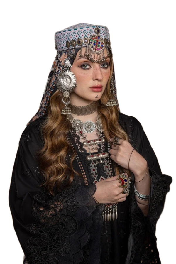 Adans Libas Ayesha Zia 24/Silk Dupatta /D-06/ HC001146 view 3