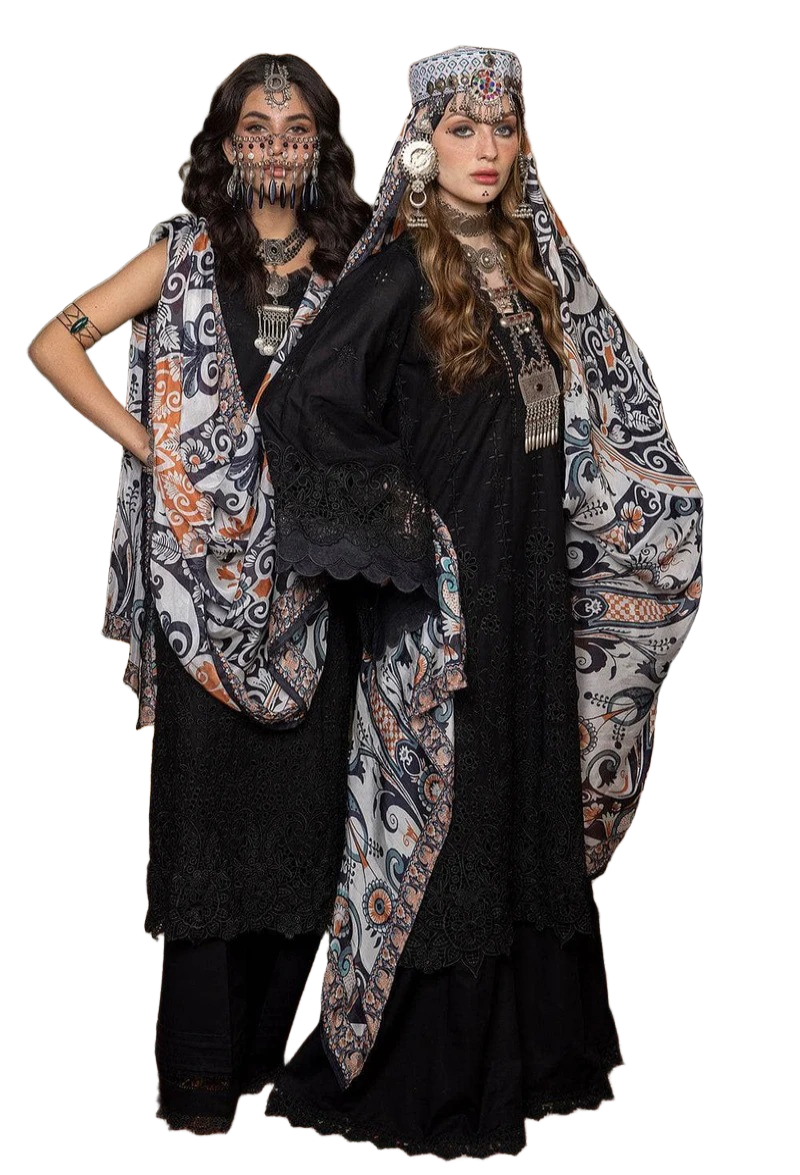 Adans Libas Ayesha Zia 24/Silk Dupatta /D-06/ HC001146 view 4