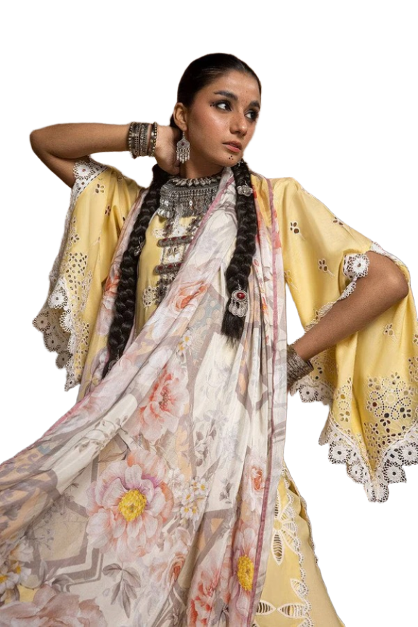 Adans Libas Ayesha Zia 24/Silk Dupatta / D - 08 /HC001146 view 2