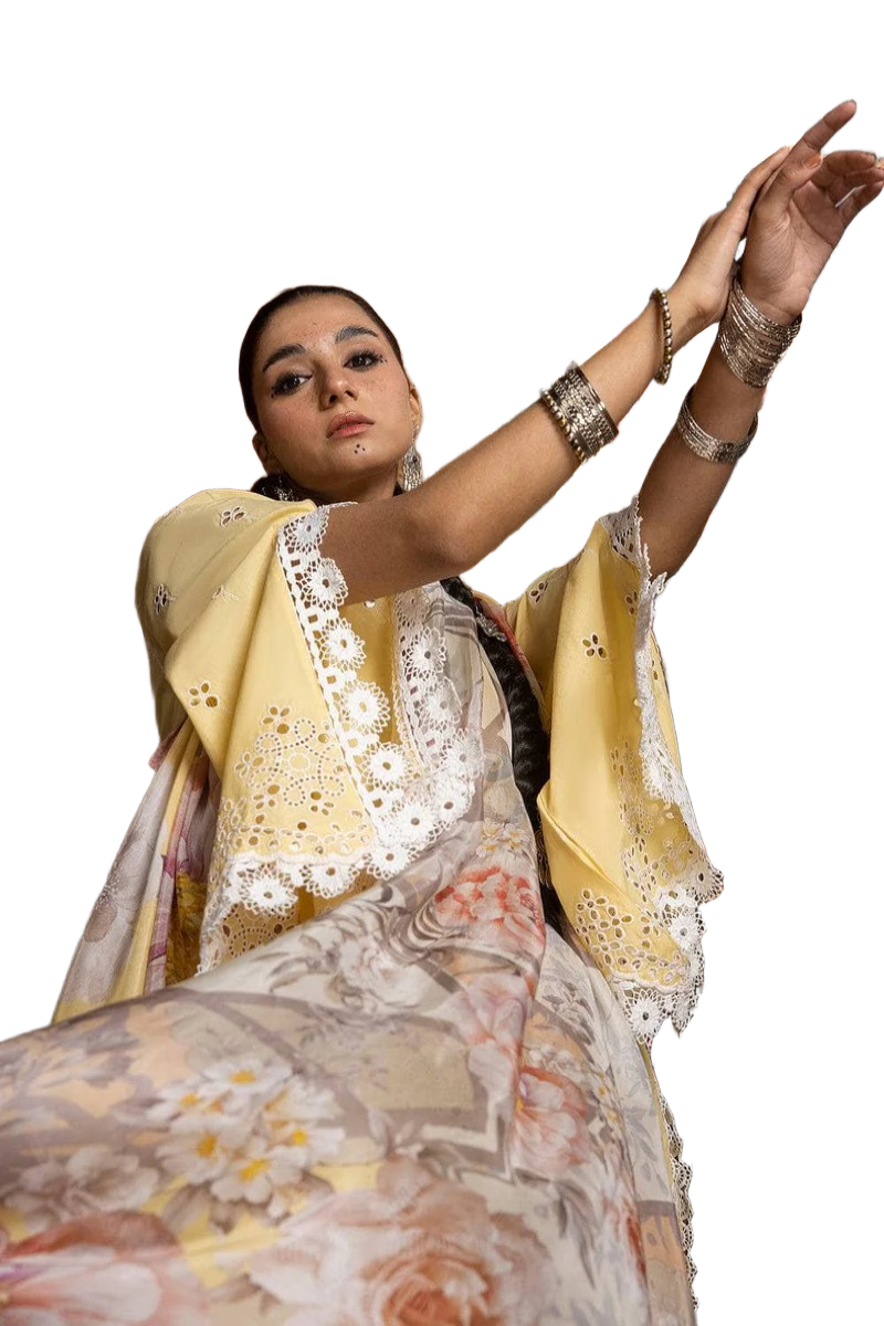 Adans Libas Ayesha Zia 24/Silk Dupatta / D - 08 /HC001146 view 3