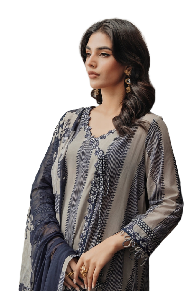 Charizma | Rang e Bahar Printed Lawn Suit 24 | CRB4-08 view 3