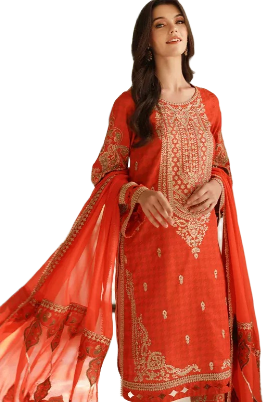 Charizma 3-PC Unstitched Signature Ramadan Edit SR4-05 / SD0079 view 2