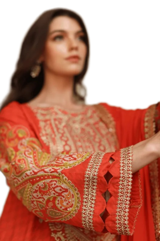 Charizma 3-PC Unstitched Signature Ramadan Edit SR4-05 / SD0079 view 4