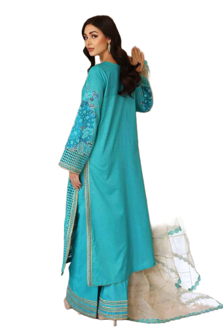 Charizma 3-PC Unstitched Signature Ramadan Edit SR4-03 / SD0079 view 3