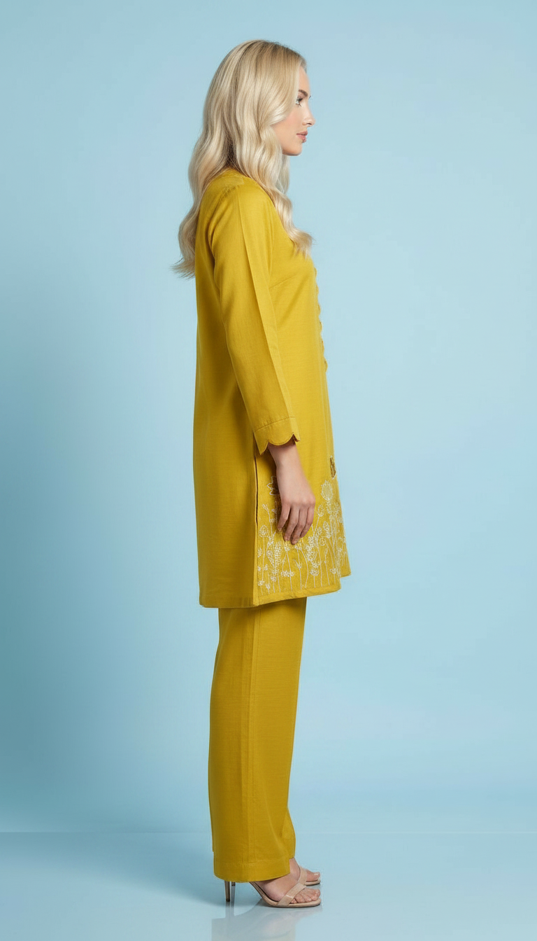 PartyWear stylish Cord Set Mustard /HC002162 view 2