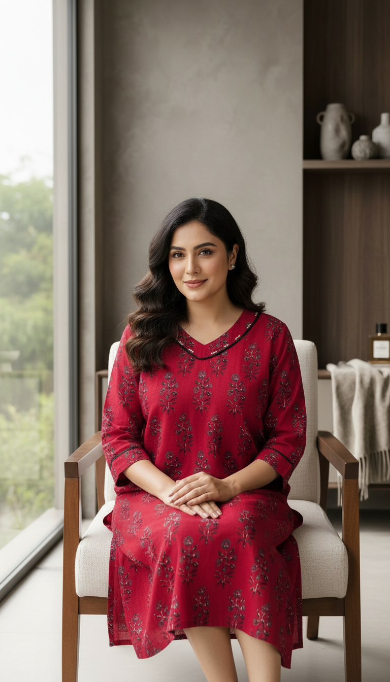 Bonanza Satrangi Printed Cotton Kurti view 2