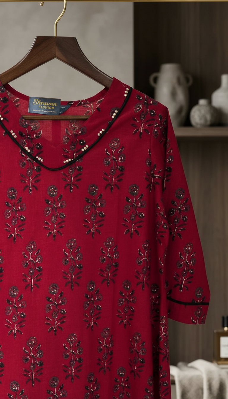 Bonanza Satrangi Printed Cotton Kurti view 4