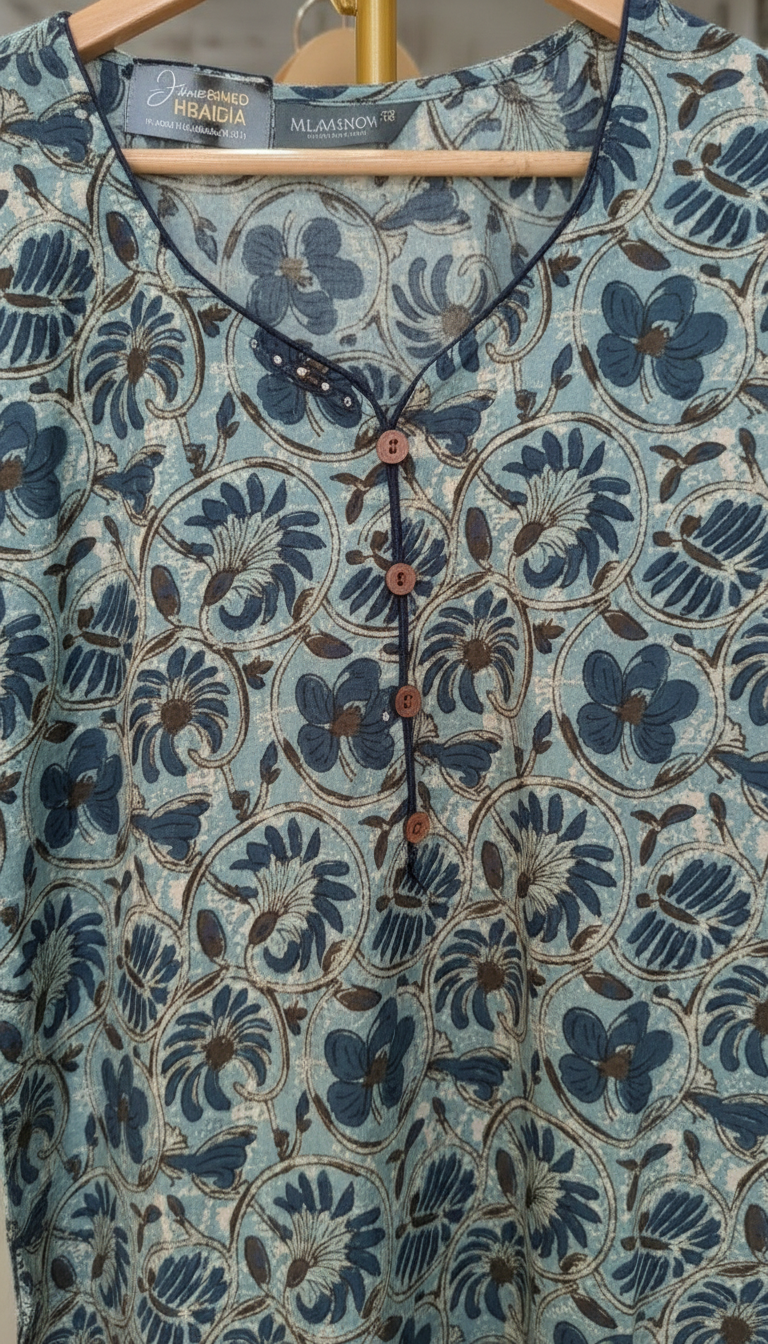 Palekalu Printed Cotton Kurti view 3