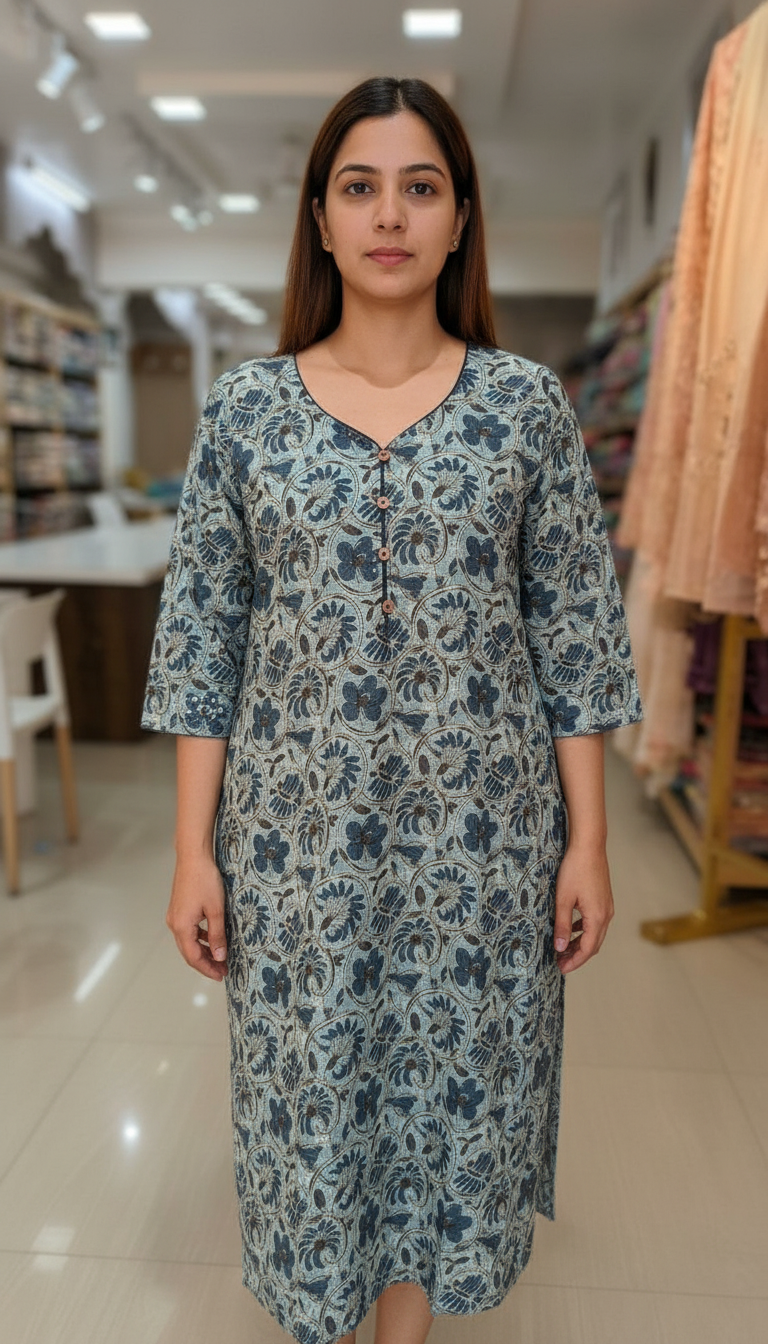 Palekalu Printed Cotton Kurti view 4