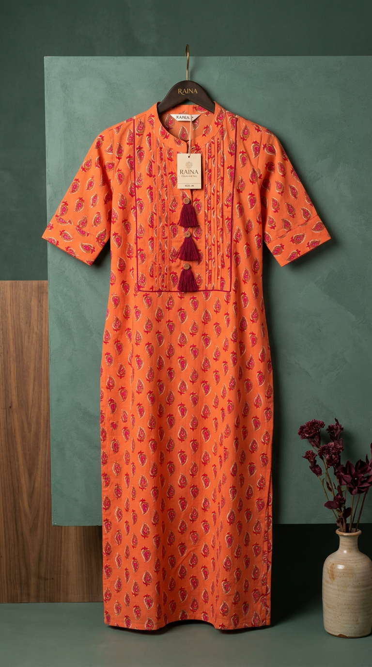Printed Cotton Kurti view 5