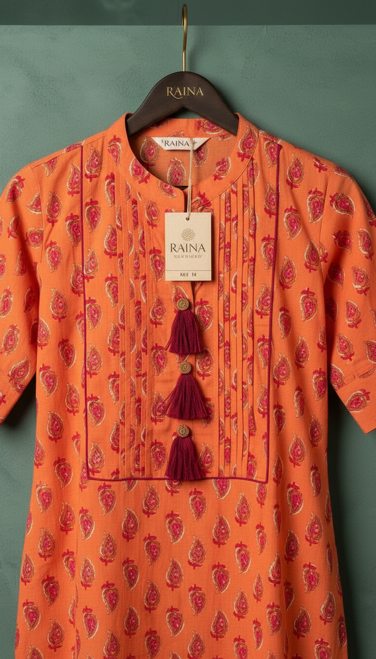 Printed Cotton Kurti view 3