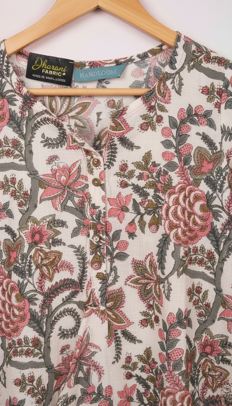 Shaoni Printed Cotton Kurti view 4