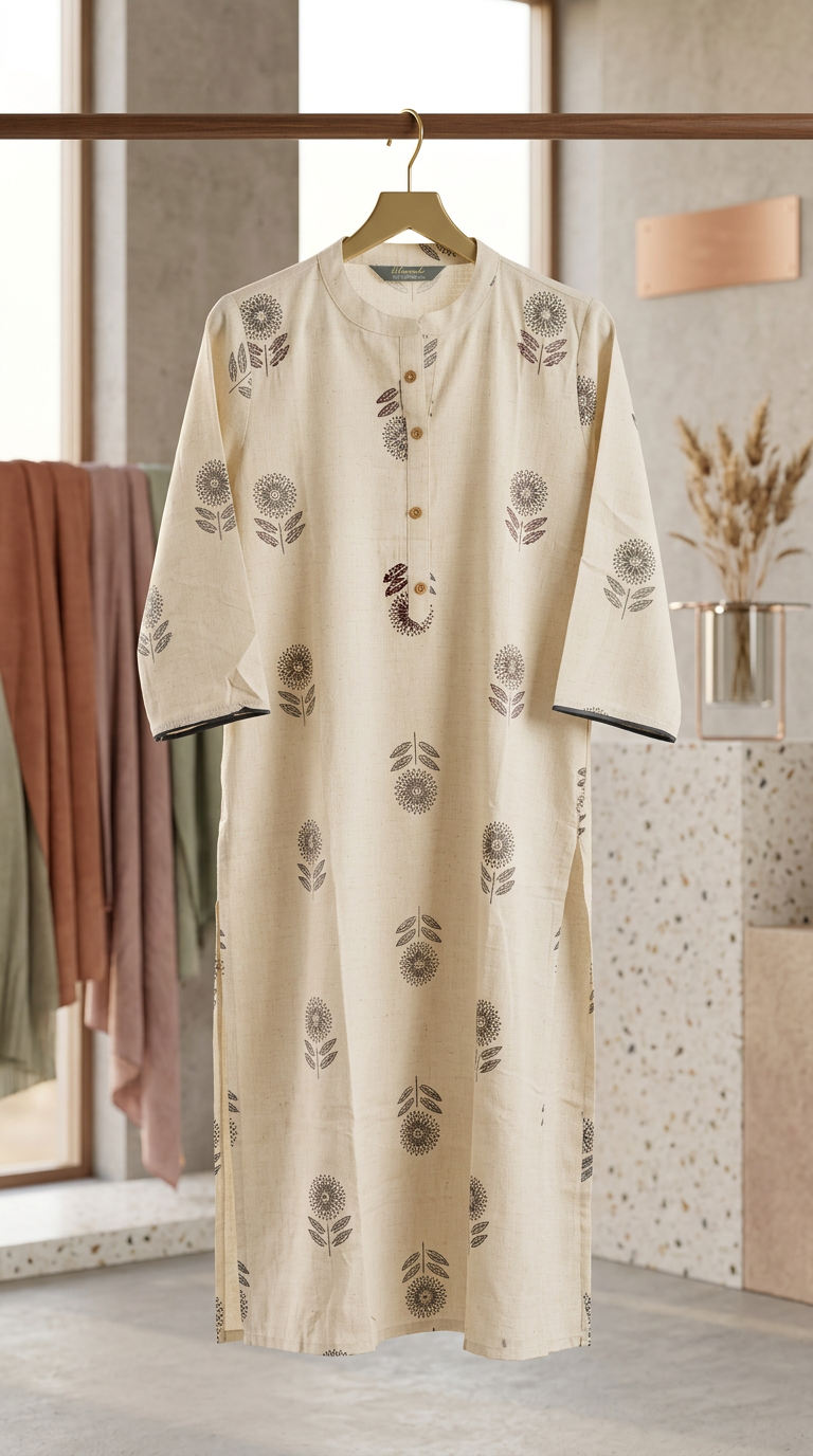 Khadi Printed Kurti view 4