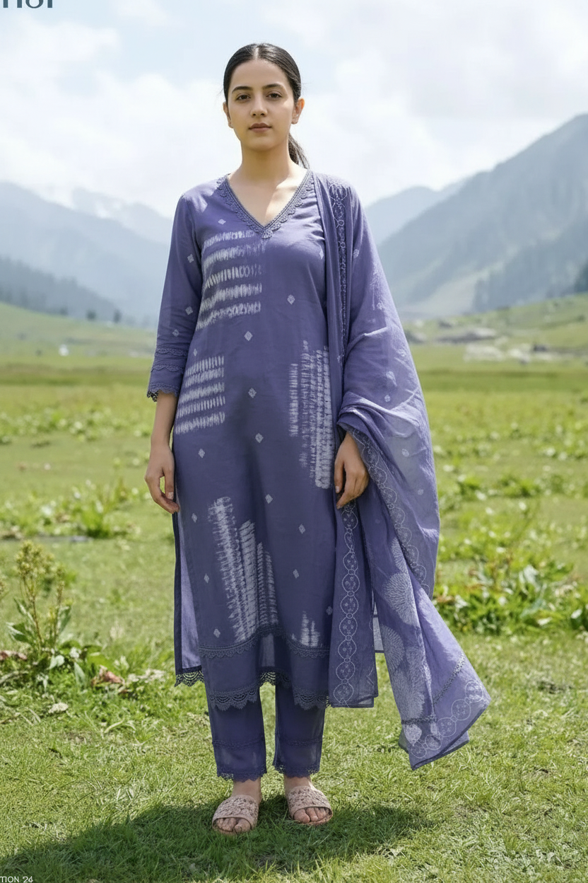 VAMSI DESIGNER PURE COTTON SALWAR SUIT - 336 / HC002345 view 2