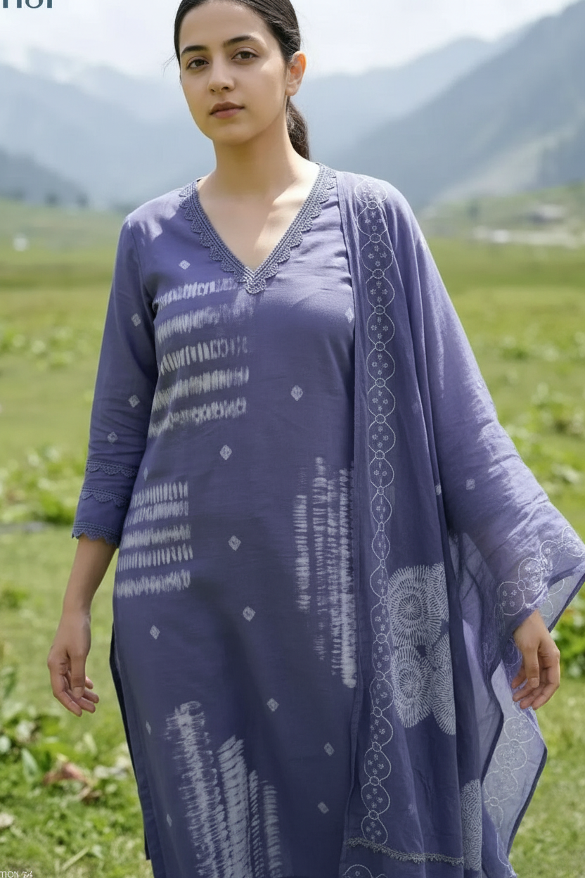 VAMSI DESIGNER PURE COTTON SALWAR SUIT - 336 / HC002345 view 4