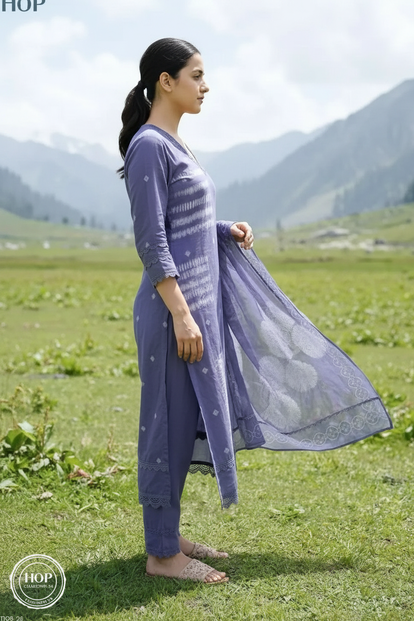 VAMSI DESIGNER PURE COTTON SALWAR SUIT - 336 / HC002345 view 3