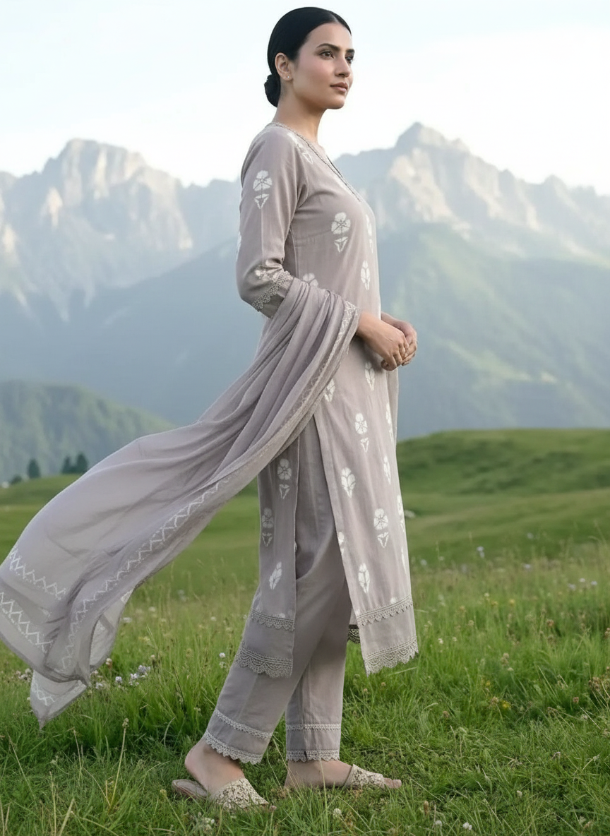 VAMSI DESIGNER PURE COTTON SALWAR SUIT - 368 / HC002345 view 3