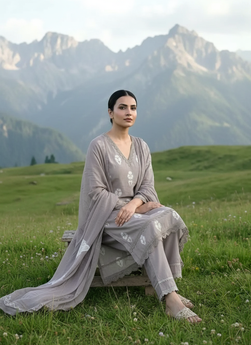 VAMSI DESIGNER PURE COTTON SALWAR SUIT - 368 / HC002345 view 5