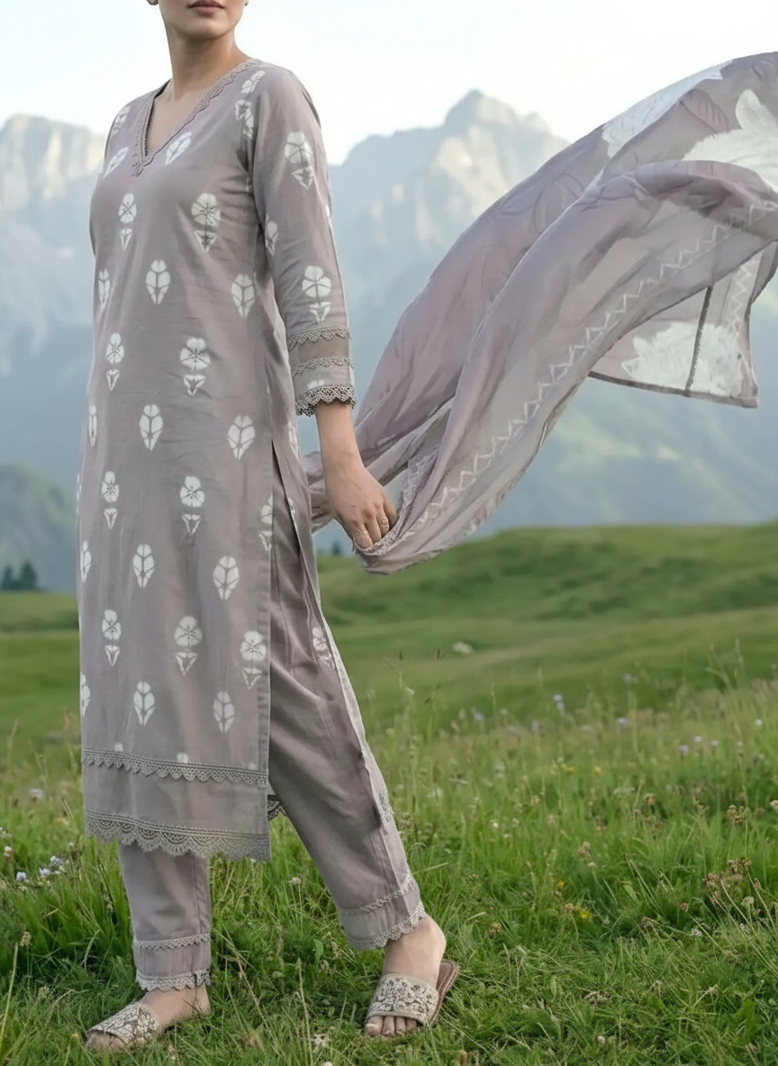 VAMSI DESIGNER PURE COTTON SALWAR SUIT - 368 / HC002345 view 4