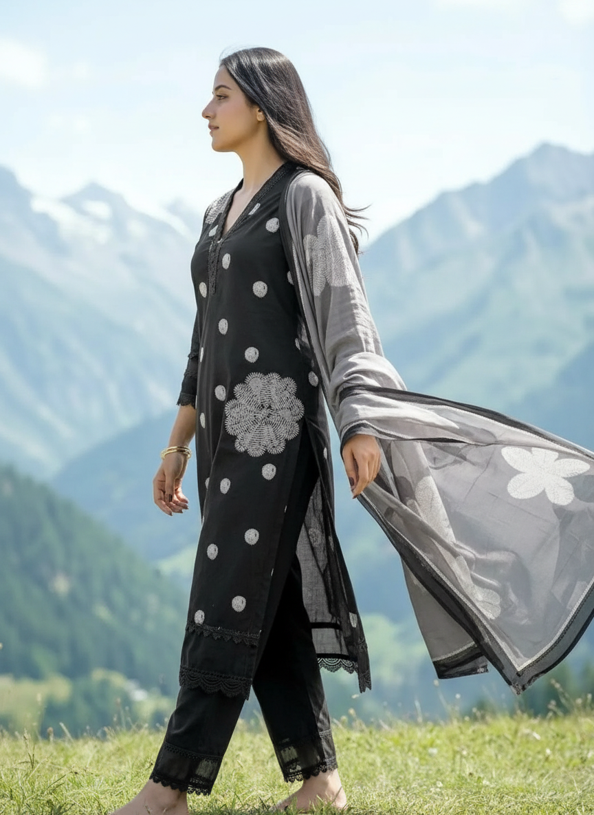 VAMSI DESIGNER PURE COTTON SALWAR SUIT - 312 / HC002345 view 2