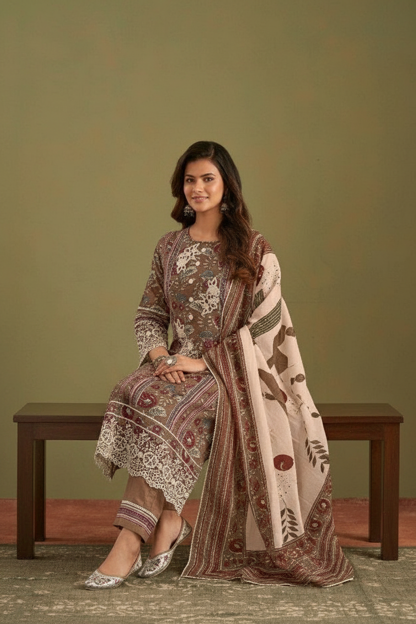 Jay Vijay Jahaan Vol 3 Exclusive Designer Cotton Suit - 10996 / HC002214 view 5