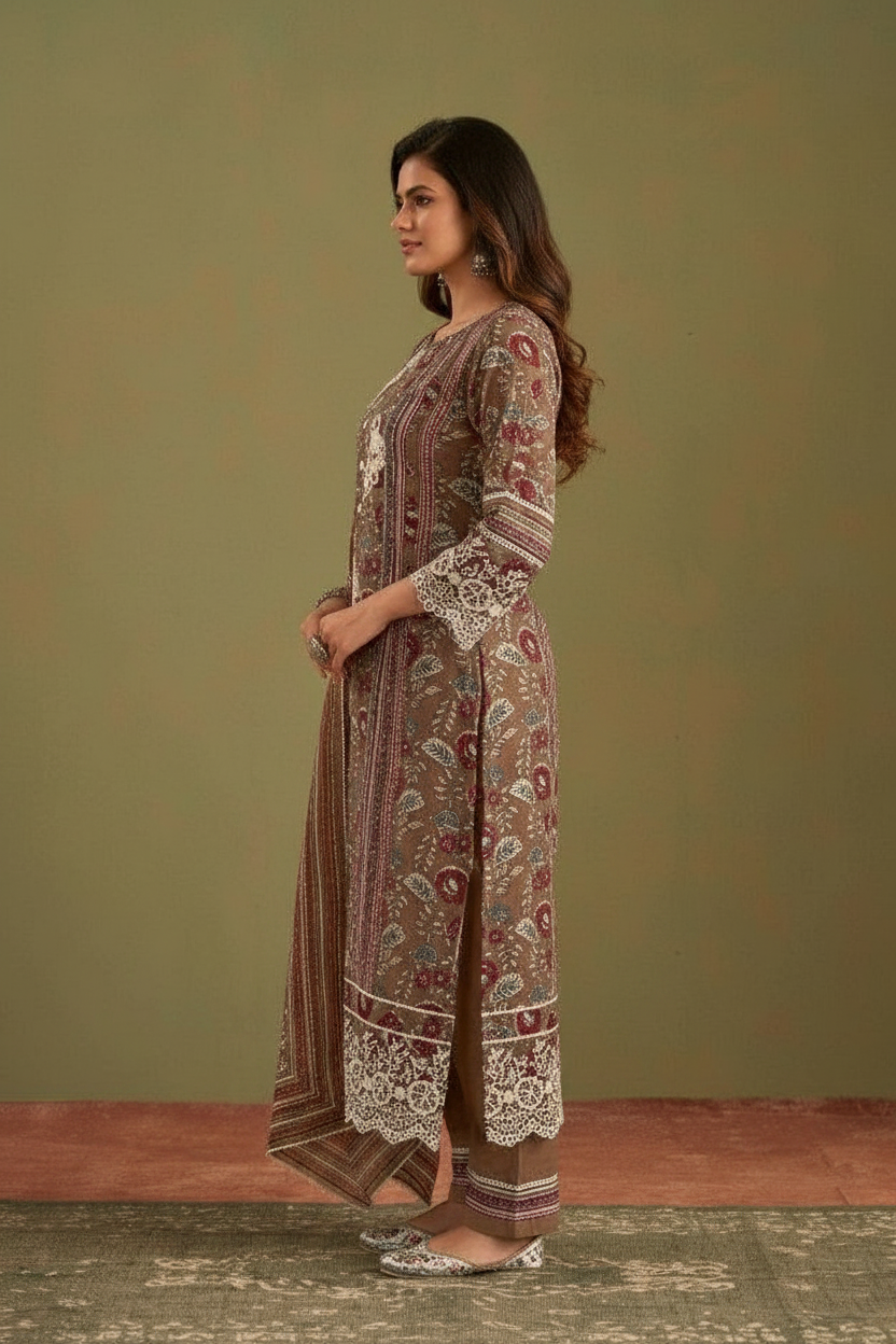 Jay Vijay Jahaan Vol 3 Exclusive Designer Cotton Suit - 10996 / HC002214 view 3