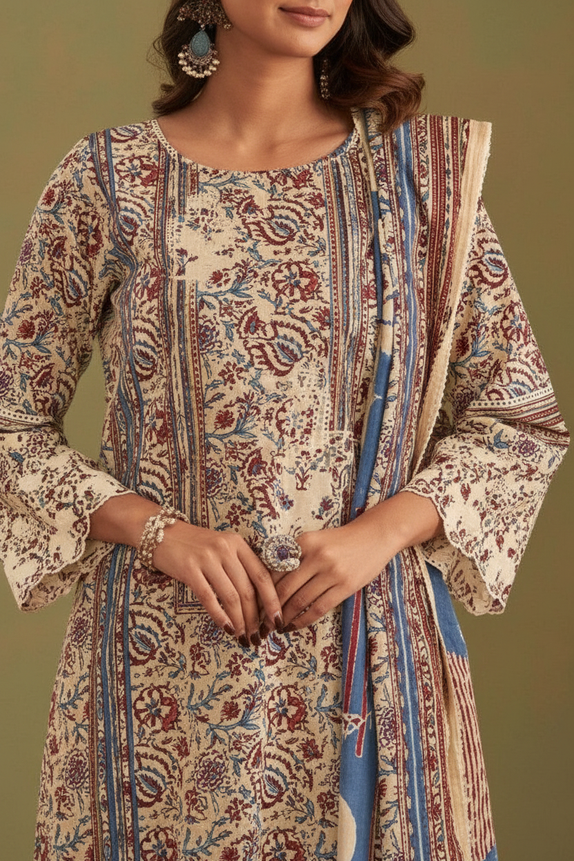 Jahaan Exclusive Designer Cotton Unstitched Suit  - 10691 / HC002214 view 4