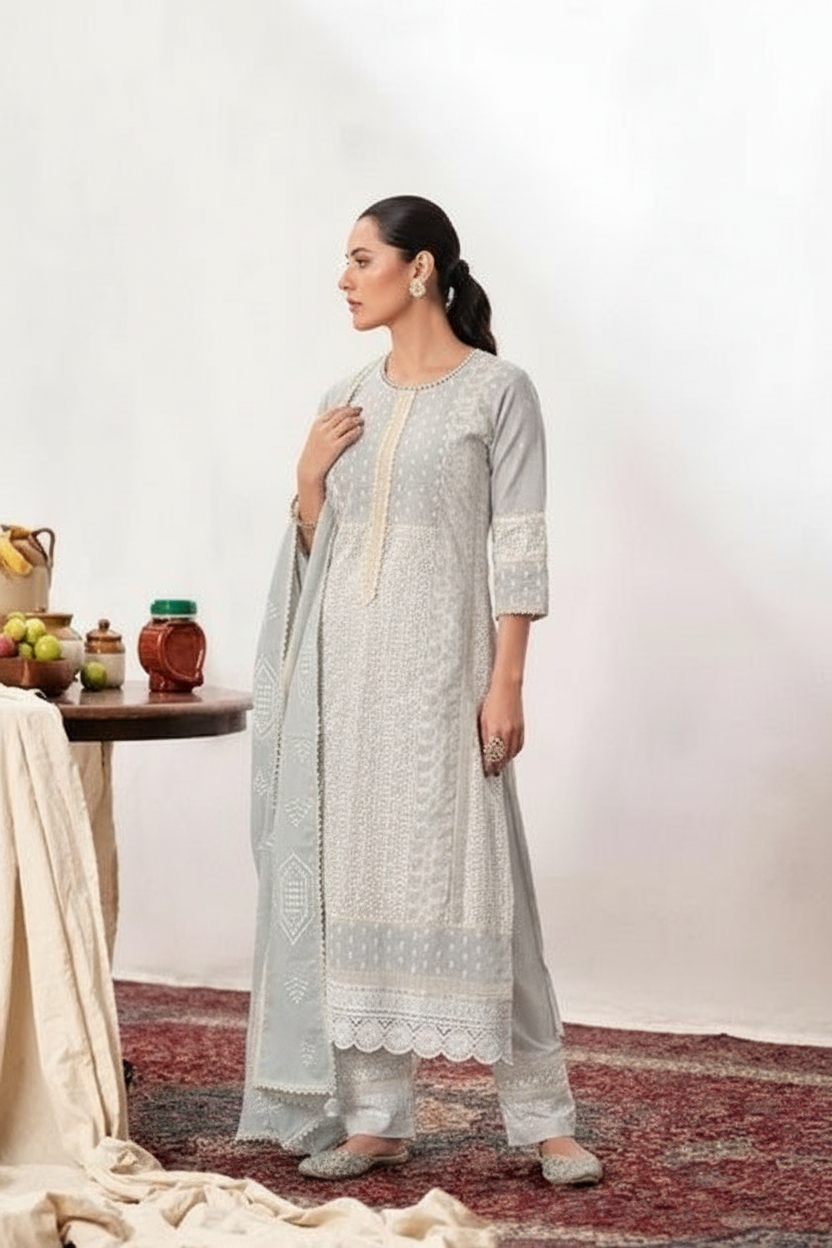 Chatkare Pure Cotton Pant Style Unstitched Suits 9823 ./ HC002340 view 2