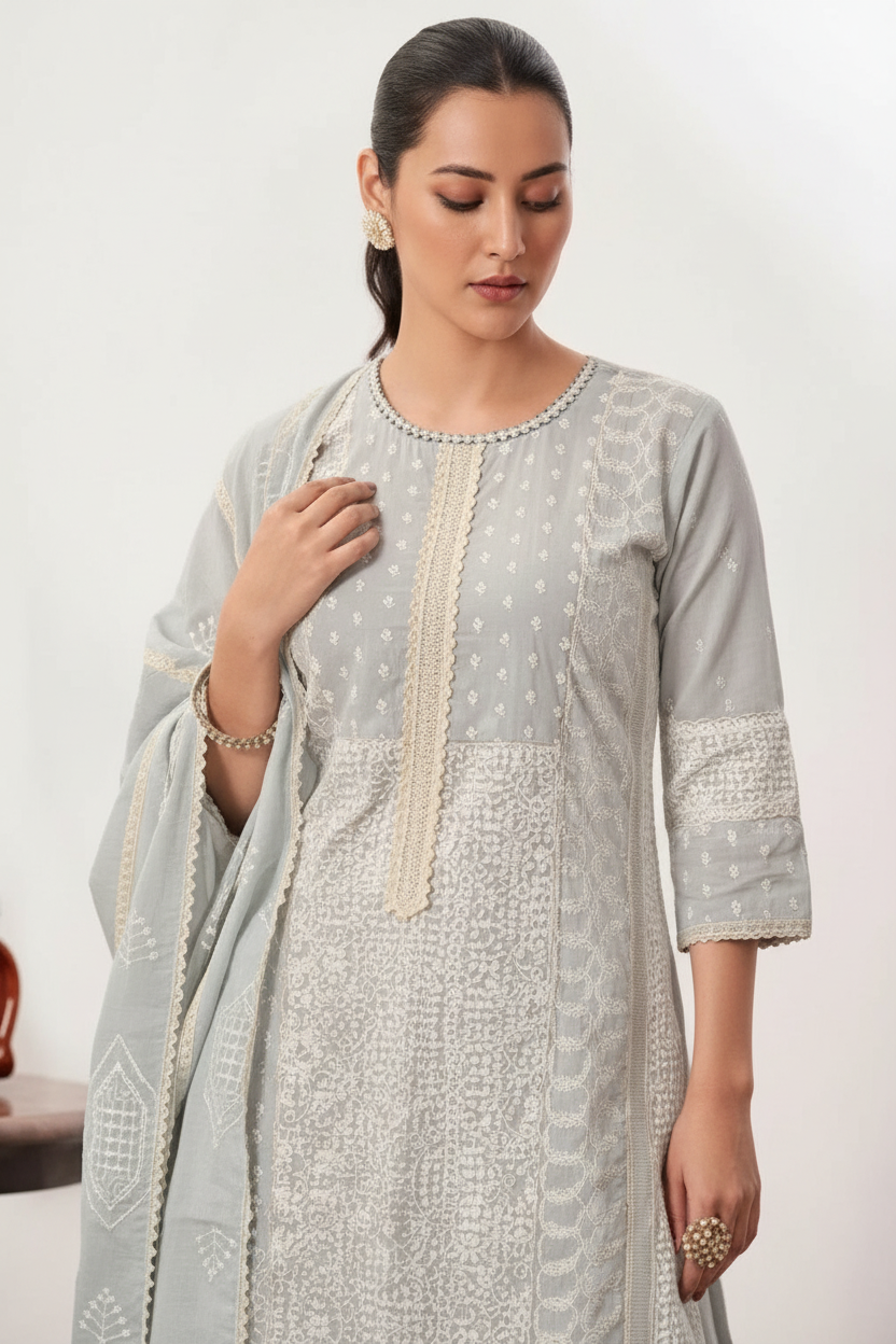 Chatkare Pure Cotton Pant Style Unstitched Suits 9823 ./ HC002340 view 4