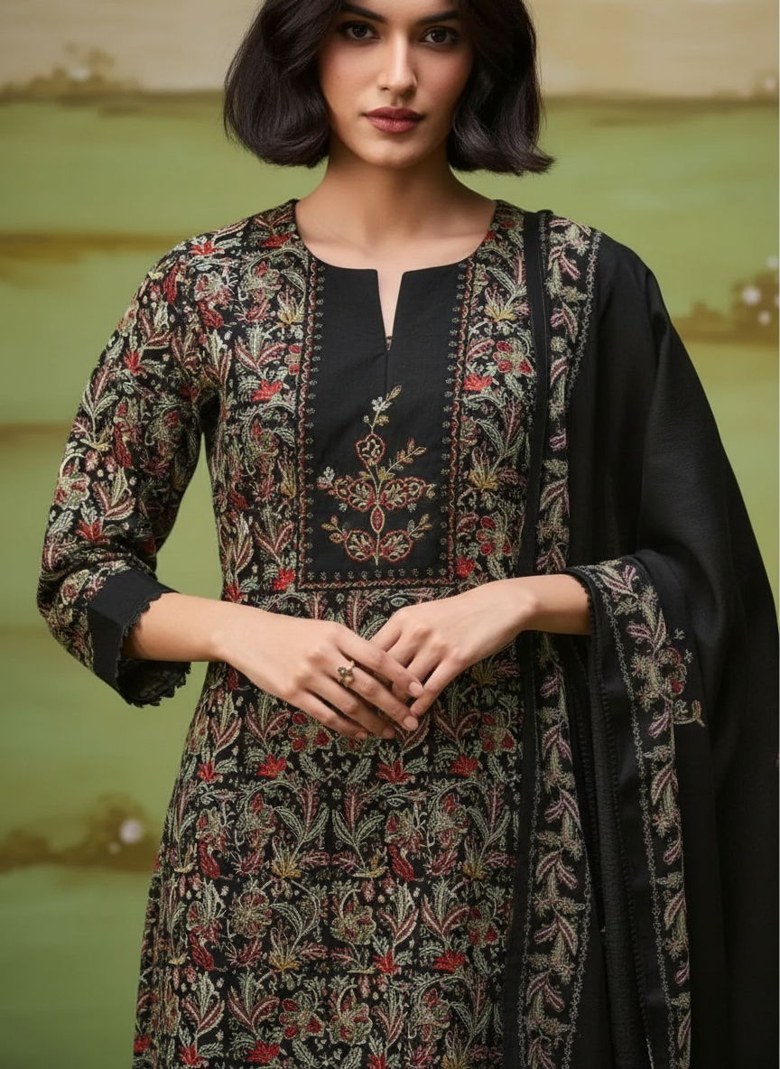 GANGA KENZA  PREMIUM COTTON PRINTED SALWAR SUIT - 4480 A / HC002455 view 4