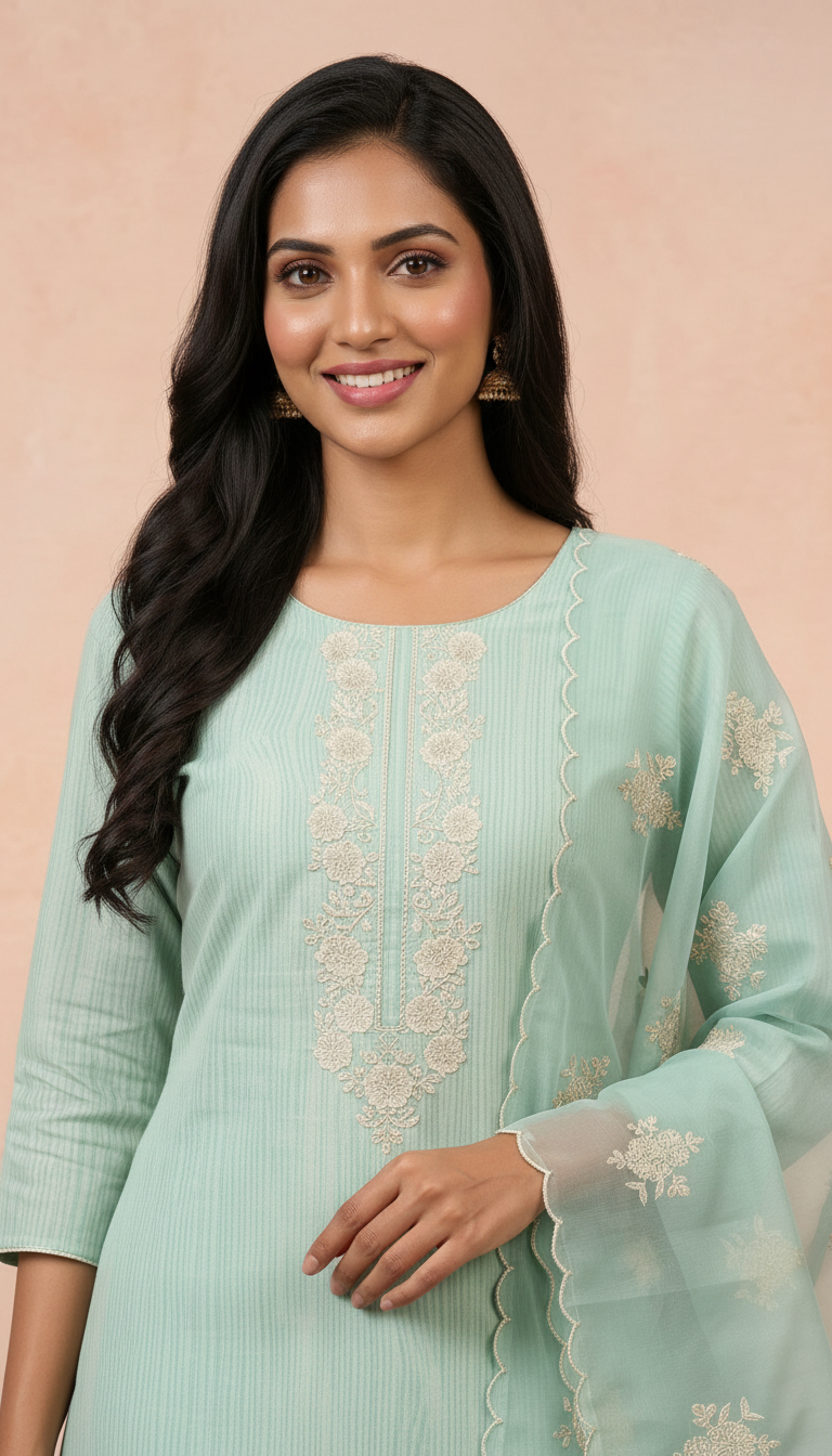 Pure Soft And Stylish Cotton Unstitched Suit - 11314 - B / HC001326 view 3