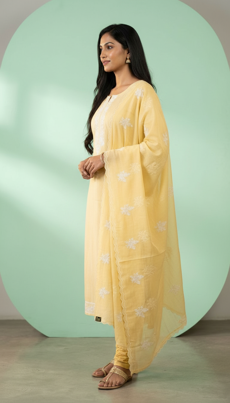 Pure Soft And Stylish Cotton Unstitched Suit - 11314 - C / HC001326 view 2