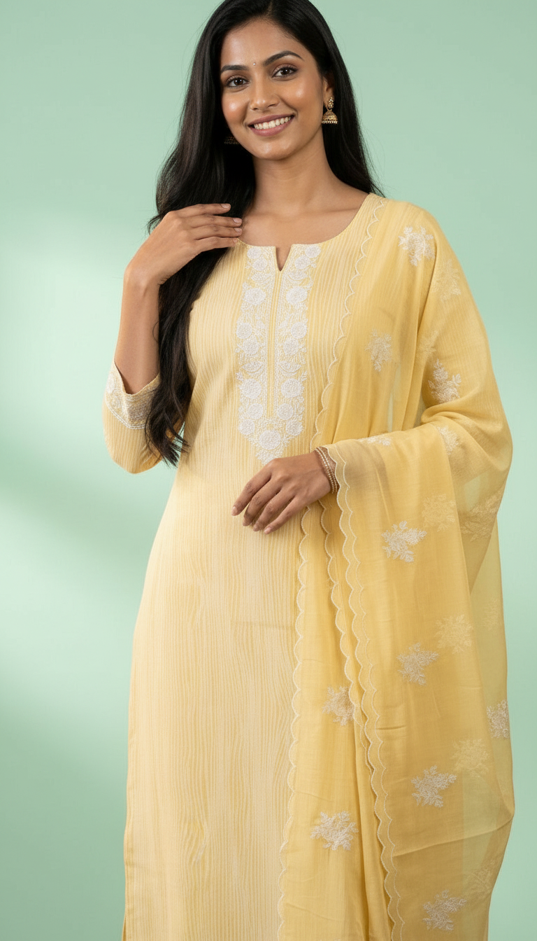 Pure Soft And Stylish Cotton Unstitched Suit - 11314 - C / HC001326 view 3