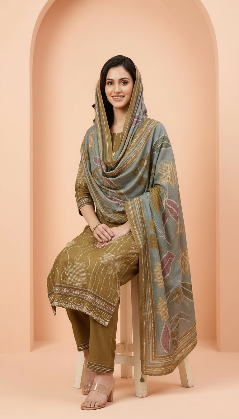Embroidered Fancy Silk Party Wear Latest Suit - 10251 / HC002212 view 6