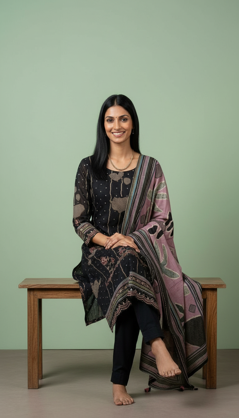 Embroidered Fancy Silk Party Wear Latest Suit - 10252 / HC002212 view 6