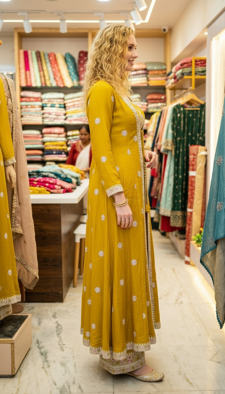 Stylish And Fancy Heavy Embroidered Chiffon Sharag Suit - 1533 - A / HC001087 view 3