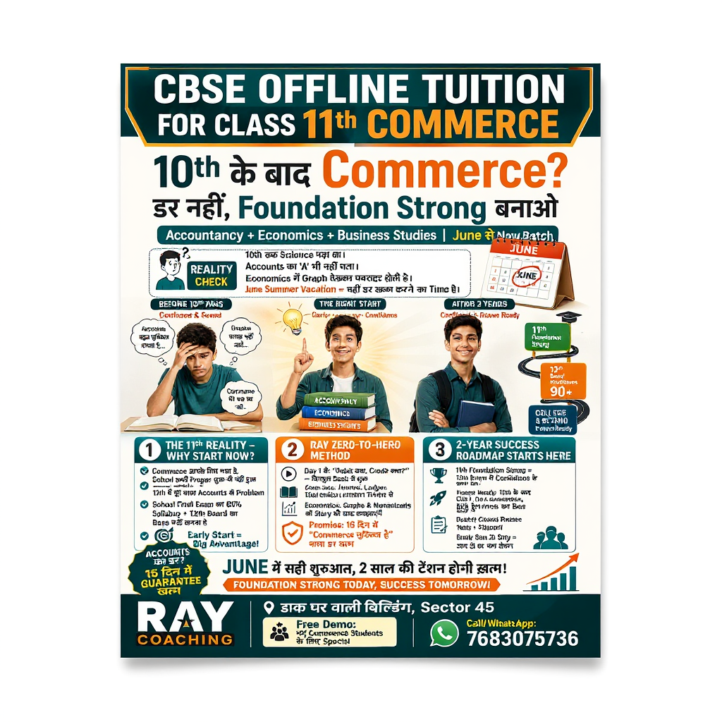 Ray Coaching 11th Commerce Tuition