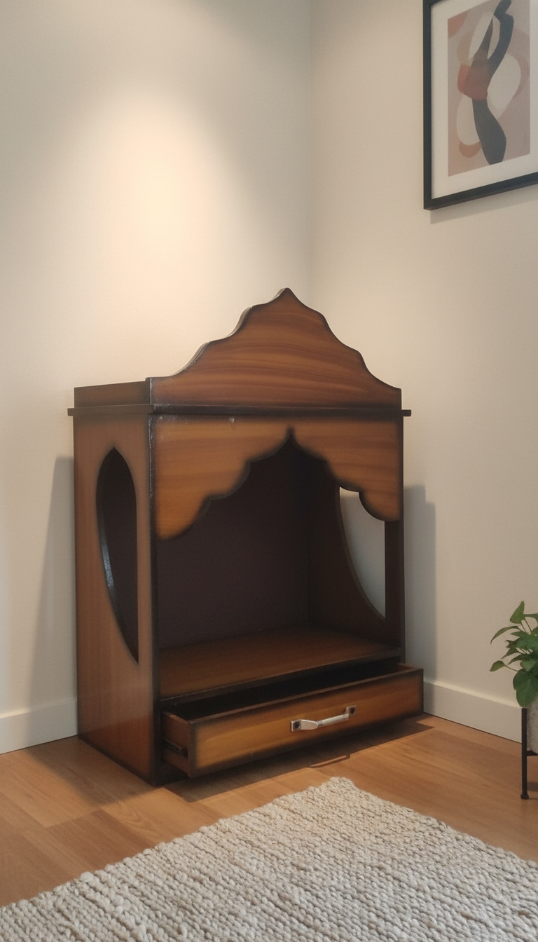 Wooden Prayer Cabinet