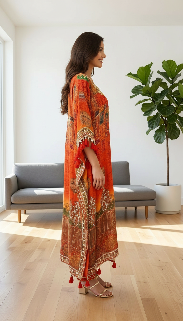 Embroidered Kaftan view 3