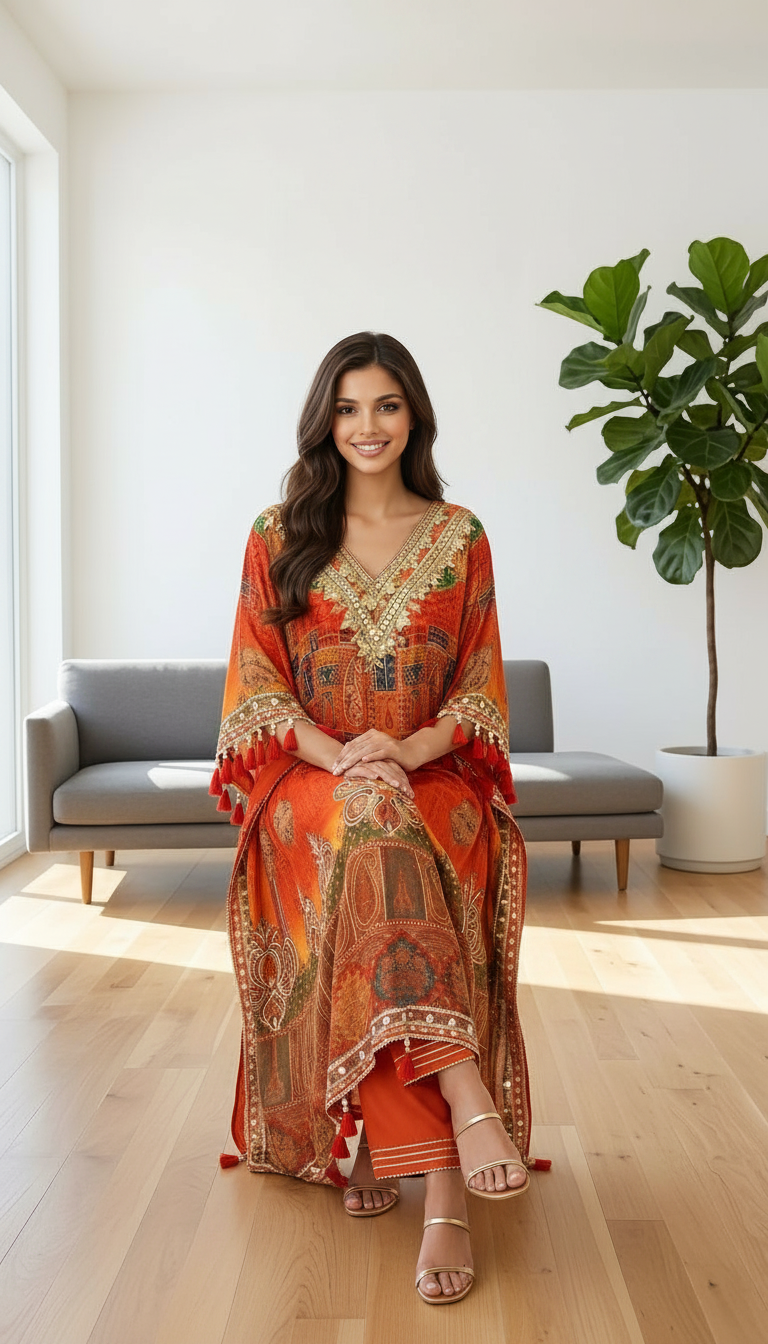 Embroidered Kaftan view 2