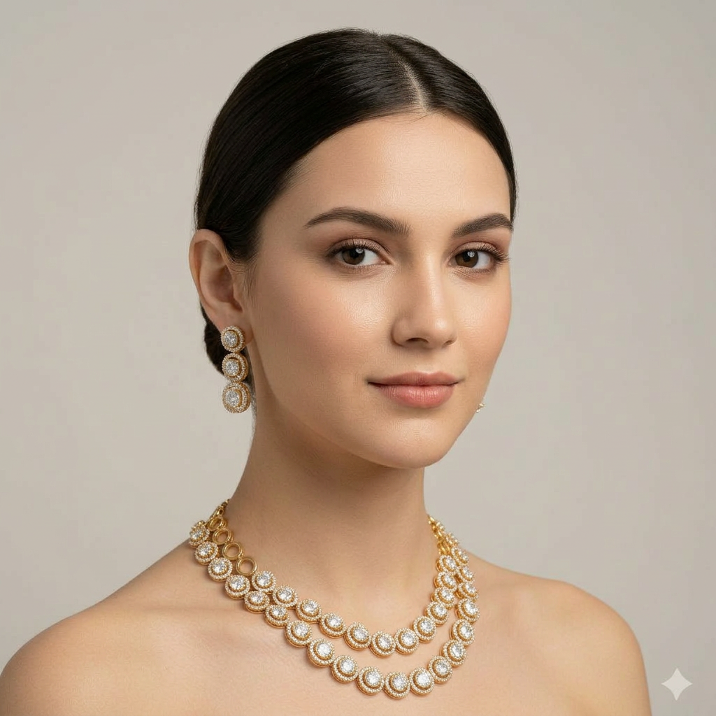 The Diamond Polki Collection (925 Silver) view 2