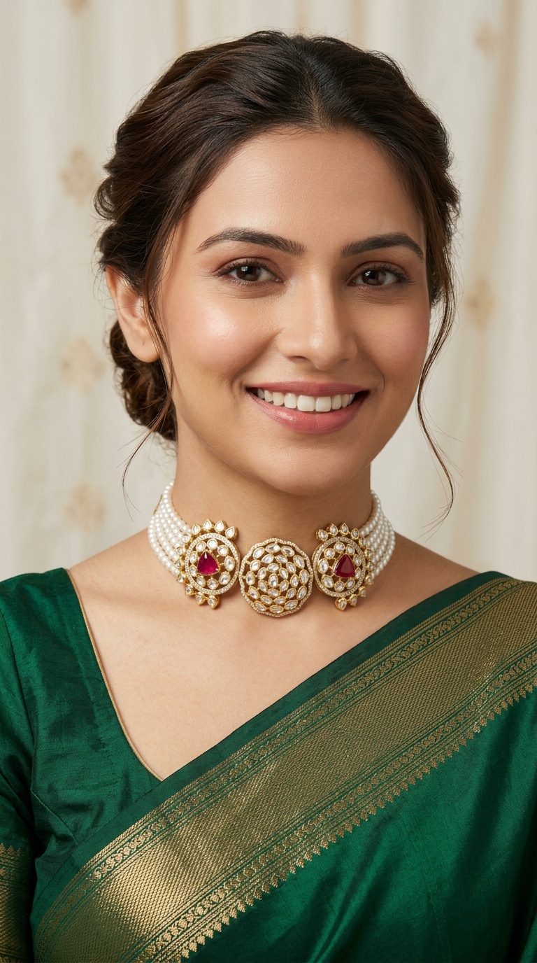 Scarlet Choker Set (925 Silver) view 2