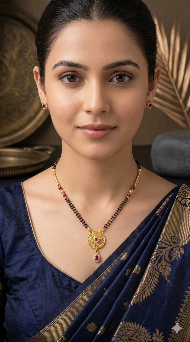 The Meger Mangalsutra (925 Silver) view 2
